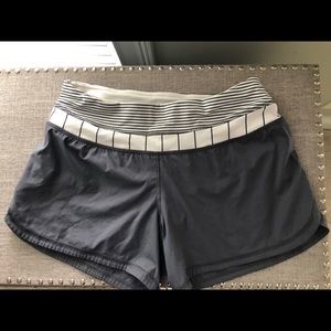 Gray lululemon shorts